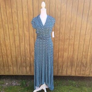 Loveappella Stitch Fix Birdie Hi Lo Maternity Maxi Dress Womens Size S NWT